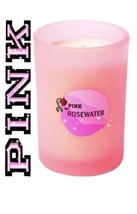 Victoria&#39;s Secret Pink Rosewater Candle - £16.18 GBP