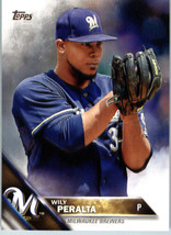 2016 Topps #414A Wily Peralta Milwaukee Brewers ID:3264 - £1.33 GBP