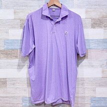 Holderness &amp; Bourne Soft Jersey Plum Hollow Golf Polo Shirt Purple Mens XL - $118.79