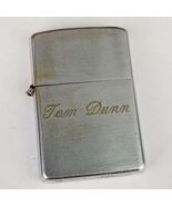 vintage 1958 Zippo lighter &quot;Tom Dunn&quot; 4 dot pat. - $1,003.69 MXN
