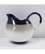 Sango #4932 Nova Black 12 oz. Stoneware Creamer Black Tan - $15.27