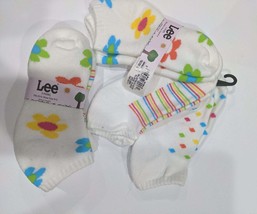 Lee Girls Socks - New - 6 Pairs 3 Designs  - £9.25 GBP