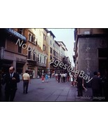 1969 Piazza Delle Erbe Street Scene Pretty Women Verona Italy Ektachrome Slide - $3.47