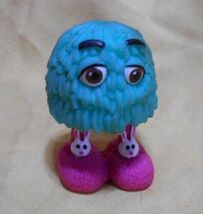 Mc Donalds Blue Fry Guy Blue Teal with Pink Bunny Slippers Vintage 1989 ... - $18.95