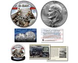 WWII D-DAY Normandy 80th Anniversary 1944-2024 Authentic IKE U.S. $1 Coi... - £10.44 GBP