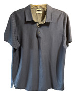 Calvin Klein Slim Fit Liquid Touch Stripe Polo Shirt Striped Navy Blue M... - $16.93 CAD