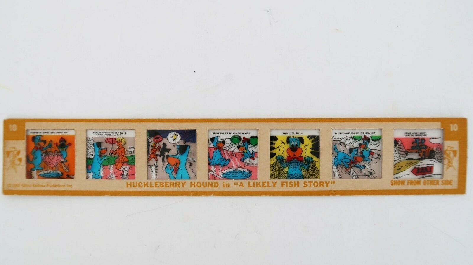 1969 Kenner Give A Show Projector Huckleberry Hound "A Likely Fish Story" slide - $9.99