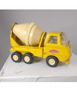 Tonka Cement Mixer Truck Toy 1970s Pressed Steel 55010 Tips to Dump Yell... - $16.44