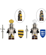 2Pcs Medieval Duchy of Burgundy Noble Knight Minifigures Roma Knight Min... - $327.10 MXN