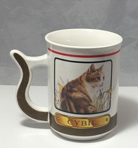 Cat vintage collectible mug by The Love Mug from Jan Houston made in Korea - £4.74 GBP