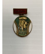 Vintage Badge Pin Soviet Aircraft Paris Air Show CCCP BCXB Aviation USSR KG - $24.75