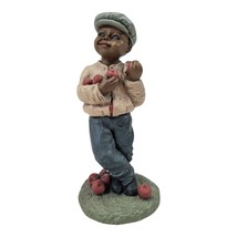 All God&#39;s Children Martha Holcombe &quot;Adam&quot; 128  1989 African American Apples - $279.40 MXN
