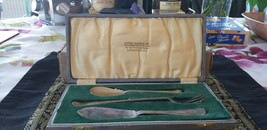 Antique Vintage Cutlery 1922 In Original BOX-ALFRED Roden And Son Silversmiths!! - £78.33 GBP