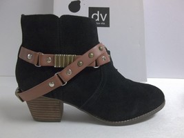 Dolce Vita DV Size 8 M Jacy Black Suede Ankle Boots New Womens Shoes - £86.24 GBP