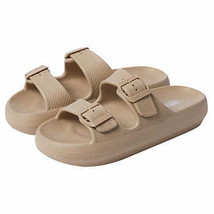 32 Degrees Ladies&#39; Size Medium (7.5-8.5) Buckle Sandal, Beige - $15.00