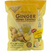 Prince Of Peace Lemon Ginger Honey Crystals Instant Beverage 30 Count - £22.10 GBP