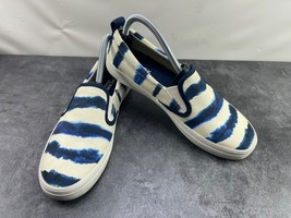Sperry Sneakers Women 8.5M Crest Twin Gore Shoes Blue Canvas Tie Dye Str... - $27.54