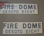 55-57 Desto Fire Dome Desoto Eight Valve Cover Decals Pair - $1,979.99