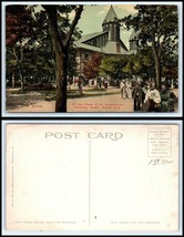 NEW JERSEY Postcard - Ocean Grove, Auditorium at The Close Of A Meeting K22 - £3.10 GBP