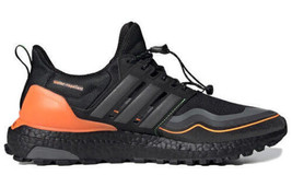 adidas Men&#39;s Ultraboost Cold Ready Running Shoes  G54860 Black/Orange Size 7.5M - £91.37 GBP