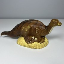Vintage 1988 Carnegie Dinosaur Figure Safari Ltd Toy 7&quot; Maiasaura On Nest - £4.63 GBP