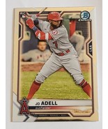 2021 JO ADELL TOPPS BOWMAN CHROME MLB BASEBALL ROOKIE CARD RC # 42 LA AN... - $5.44 CAD
