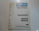 Manuel De Service Et De Réparation Yamaha WR500Q WR650Q OEM LIT-18616-00-75 - $40.15