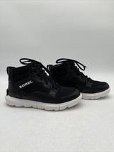 Sorel Women&#39;s Explorer II Sneaker Mid Waterproof Shoe Black/White Size 8.5 - £35.11 GBP