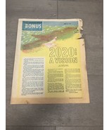 THE DENVER POST April 21, 1970 Special Section Vision of the Future 2020 - €34,99 EUR