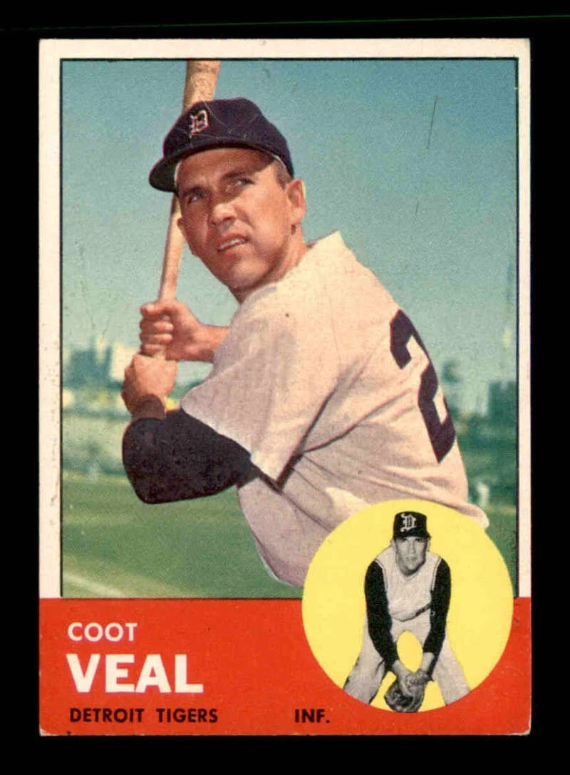 VINTAGE 1963 Topps #573 Coot Veal VG/VGEX - $11.95