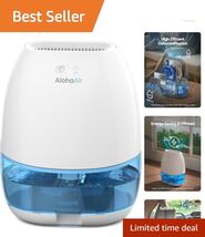 High-Efficiency Small Dehumidifier for Home, 200ft² with Auto Shut-Off F... - $82.12