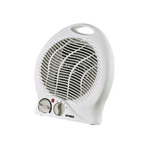 Optimus Portable Fan Heater with Thermostat in White - $63.44