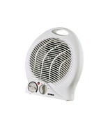 Optimus Portable Fan Heater with Thermostat in White - $86.76 CAD