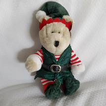 Starbucks Bearista Bear 2001 Christmas Elf Santa Holiday Collection 17th Edition - £10.11 GBP