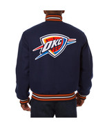 Thunder Wool Varsity Jacket – Navy Blue Edition - $2,387.34 MXN+