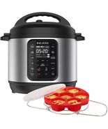 Instant Pot 6qt 9-in-1 Pressure Cooker Bundle: Exclusive Bonus Silicone Pan - $98.99