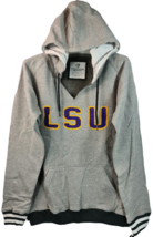 Colosseum Athletics Women&#39;s LSU Tigers Ski Lodge Two-Tone Pullover Hoodie LARGE - £37.29 GBP