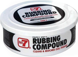 No.7 Heavy Duty Rubbing Compound - 10 Fl Oz - Cleans and Restores - Removes Deep - £11.84 GBP