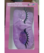 heart Eyes Mask Plush Sleep Mask by Iscream new in package - $6.11 CAD