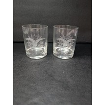 US Fidelity And Guidance Company 1896 Glass Tumblers Set, Etched Whiskey... - $13.86