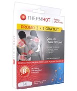 TheraPearl ThermHot 3 heating patches neck/back/shoulder/wrist + 1 free - $60.00