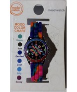 Wonder Nation Mood Watch Rainbow Colors Unicorn Rubber Wristband 3/4" Width - £5.36 GBP
