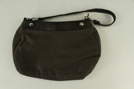 Modern Designer Purse 100% Cotton Brown Tote Handbag THIRTY-ONE Brand - £12.67 GBP