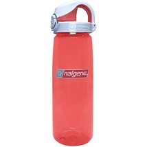 Nalgene Sustain 24oz On-The-Fly (OTF) Bottle (Coral w/ Frost Coral Cap) Recycled - £12.83 GBP
