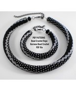 Bead Crochet Rope patterns &quot;Rivers of stars&quot; Necklace and Bracelet. PDF ... - $6.78 CAD