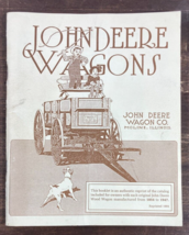 John Deere Wagons Catalog No. 31 1854-1947 Reprint Booklet 1994 Farming ... - $11.87