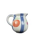 48 Oz Pitcher Harvest Fruit Artist s Touch Apples Pears Cherries Excellent - £12.53 GBP