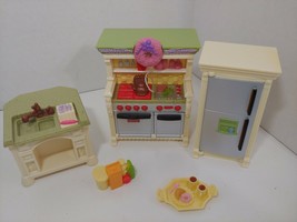 Fisher-Price Loving Family dollhouse Kitchen Christmas sounds stove sink... - $31.18
