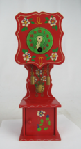 Cuckoo Clocks Miniature Mini Black Forest Germany Wind Grandfather red - £34.95 GBP