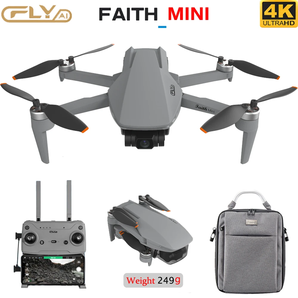New CFLY FAITH MINI Drone 4K Professional GPS HD Camera 3-Axis Gimbal R - £243.00 GBP+